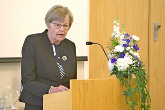 Lapin lottaperinneyhdistyksen puheenjohtaja Helka Urponen