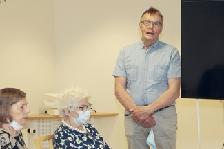 Ylitornion Veteraanien puheenjohtaja Simo Rousu