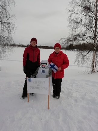 Hilkka Naakka ja Riitta Vihriälä, Kemijärven seudun lottien puuhanaiset
