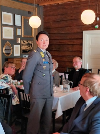 Lapin Jääkäriprikaatin komentaja Sini Kouri