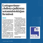 Lounais-Lappi julkaisi ennakkotiedotteen tapahtumasta.